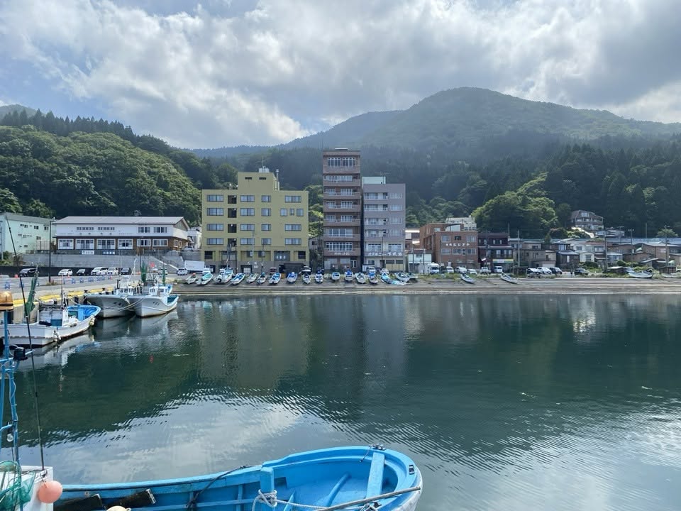 風間浦村の港と海